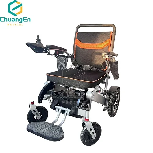 CLD-10 Economical aluminum alloy foldable electric wheelchair for disabled