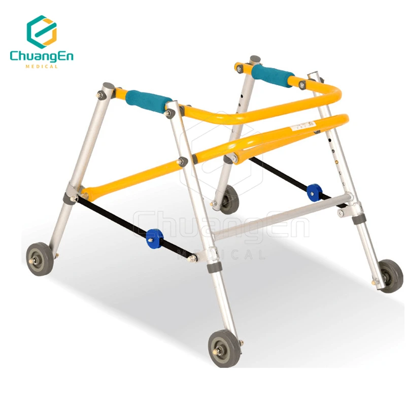CZX-11 Foldable Adjustable Disabled Lower Limb Training Standing Frame Child Walker