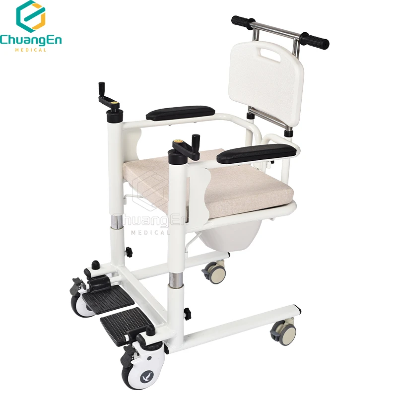 Chuangen CZY-Y01 Manual Directional Wheel Patient Lift Transfer Chairs For Disabled And Elderly