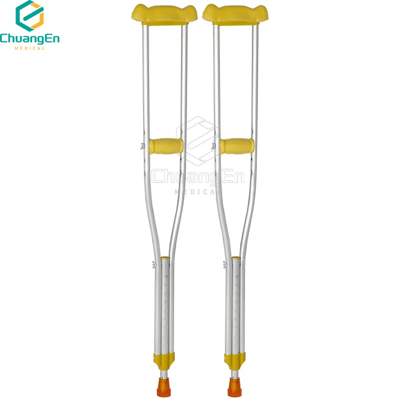 CS-01 Cheapest Aluminum alloy telescopic underarm crutches for adult